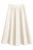 IVORY SATIN A-LINE SKIRT