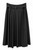 BLACK COTTON DESIGN SKIRT WITH BELT