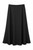 BLACK POLY FLAIR SKIRT