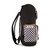Student foldable backpack Black Checkered