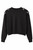 STONE SHOULDER TOP BLACK SWEATSHIRT