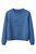 BLUE SWEATSHIRT WITH EMBOSSED DESIGN