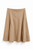 BEIGE YOKE FLAIR SKIRT