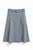 LIGHT BLUE TAFETTA A-LINE SKIRT WITH BELT