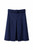 BLUE PLEATED SKIRT WITH BELT
