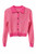 PINK KNIT SHORT CARDI
