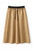 BEIGE RUBBER DRAWSTRING SKIRT