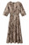 LEOPARD BROWN COTTON DRESS