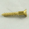 Wood Screw Csk Brass Slotted 8G x 1 Wood Screw Csk Brass Slotted 8G x 1