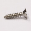 Self Tapping Screw Countersunk (Flat) Slot Stainless