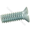 Countersunk head, steel, zinc, slot, 1/4 BSW