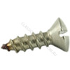 Oval Raised Self Tapping Sheet Metal Screw Slot Stainless