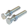 BSA Rear Wheel Adjuster Bolt & Nut Set Zinc