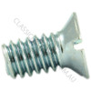 Countersunk head, steel, zinc, slot, 1/4 BSW