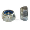 M16-1.50 Nylon Insert Lock Nut Zinc Thin Type DIN 985 Class 10