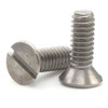 1/4-20 x 1/2 Countersunk Slot Stainless 304 