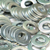 M10 x 21.0 x 1.6 Flat Rnd. Washer Mild Steel Zinc : Qty: 200