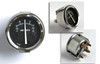 Replica Lucas Ammeter 12-0-12, Black Face, 1 3/4" Diameter (Calibrated scale)