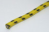 Spark Plug Ignition Lead - Cloth Braided HT Cable - Yellow/Black