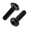 M6  x 16mm Button Head Socket Screw Black Stainless 304