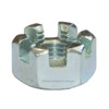 Slotted Nut 7/16"-20 UNF Steel Zinc