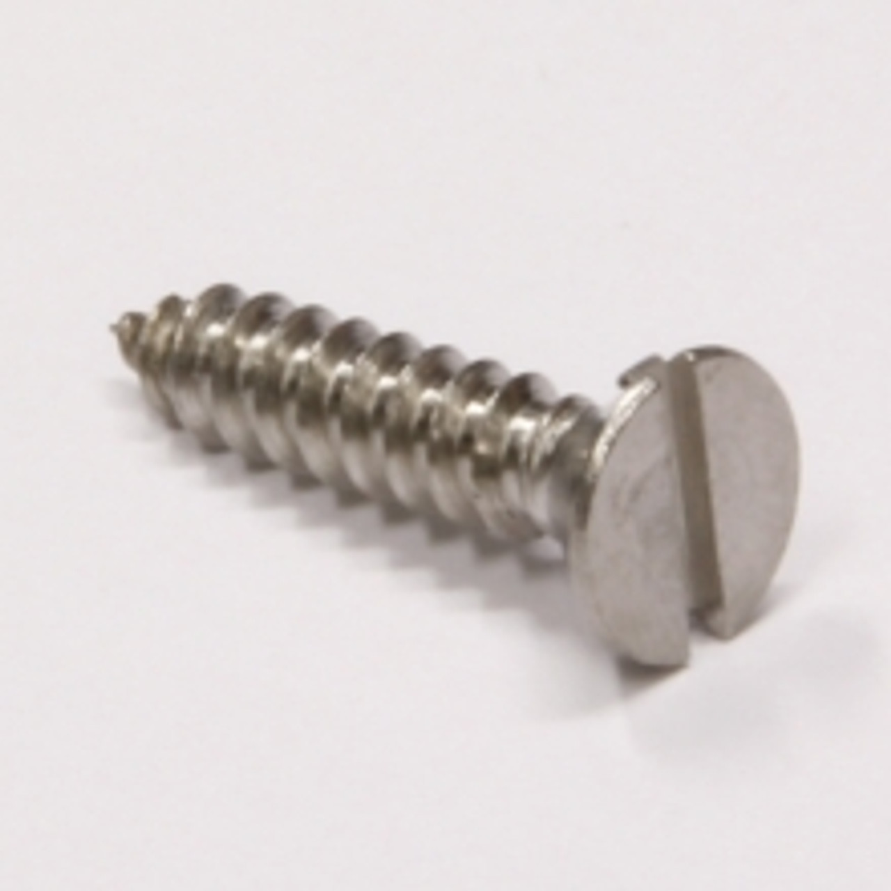 Self Tapping Screw Countersunk (Flat) Slot Stainless