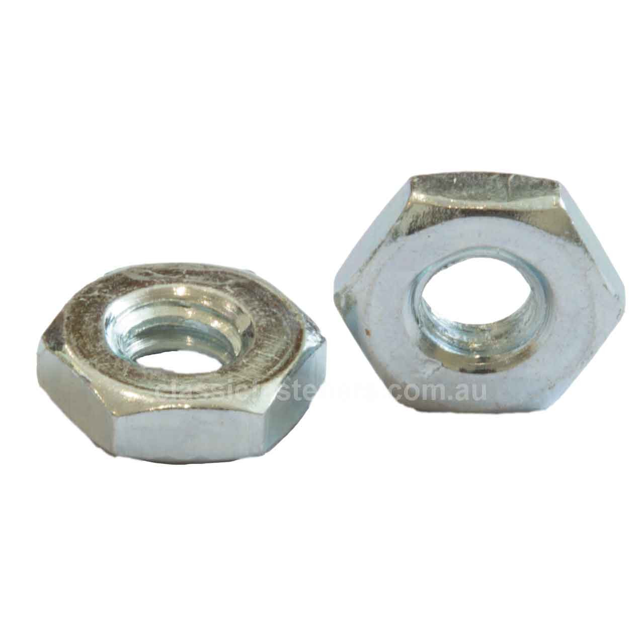 Std Hex Nut Zinc: 10-32 UNF