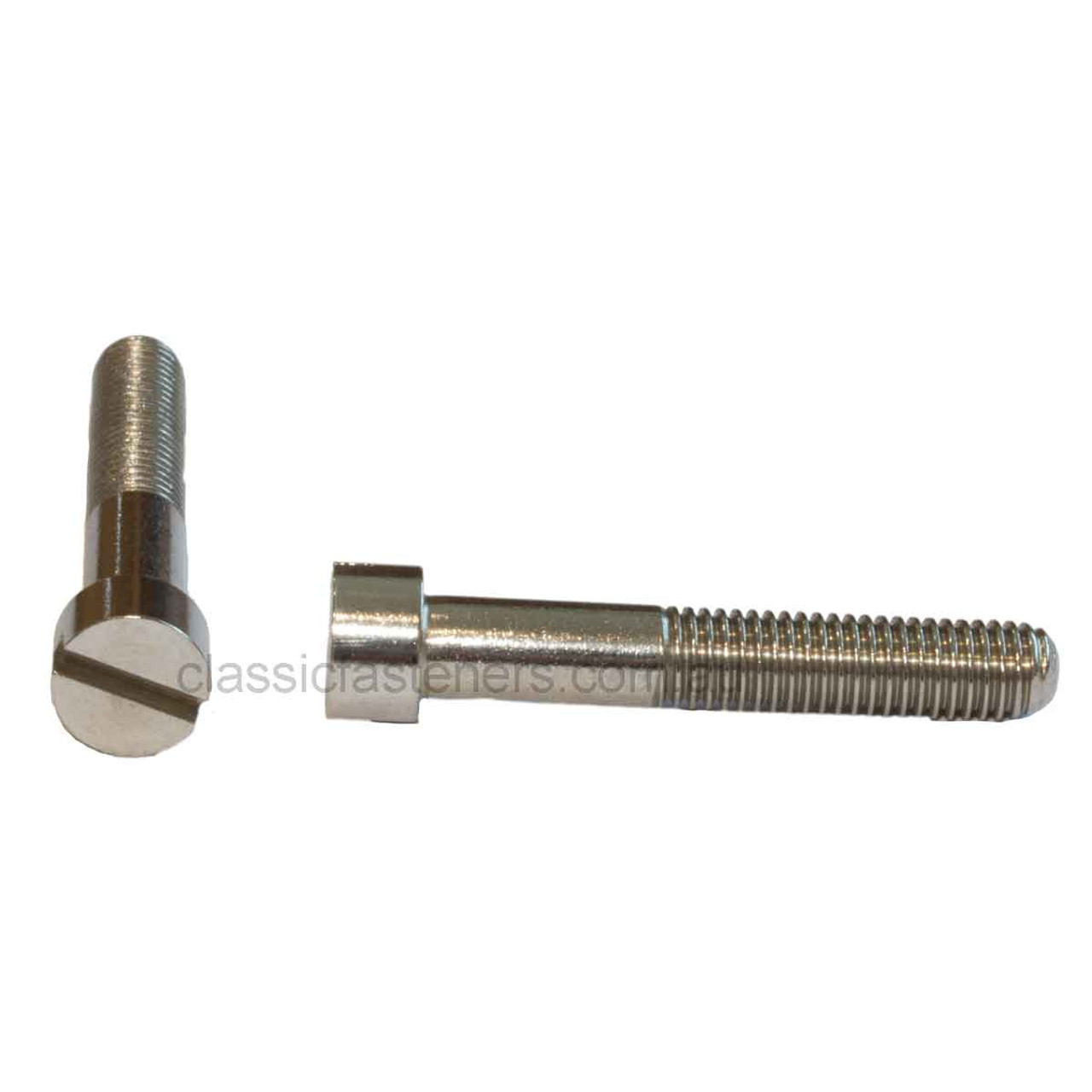 Cheese Head Stainless Slot 1/4 BSF x 1 1/2