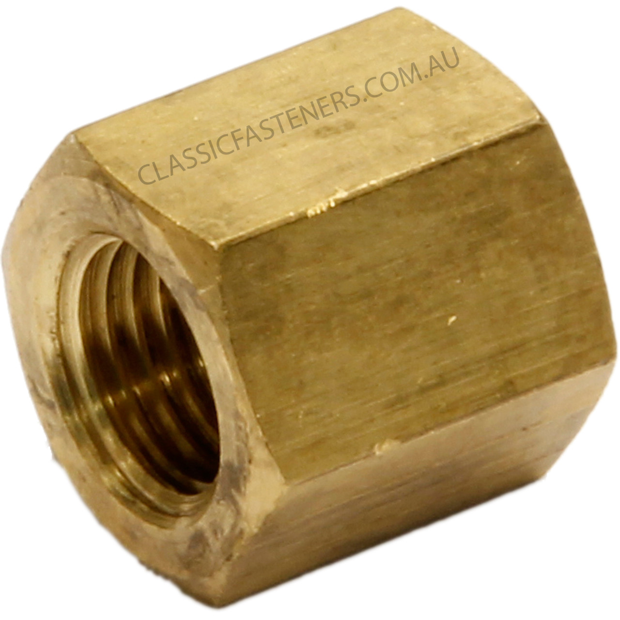 Brass manifold nut