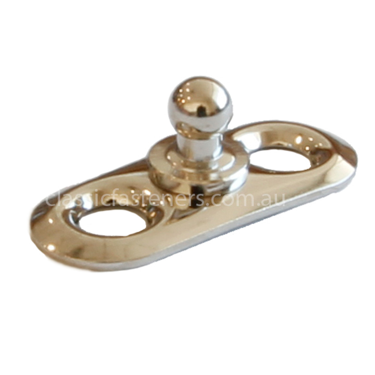 LOXX Standard Oval Plate brass nickel plated