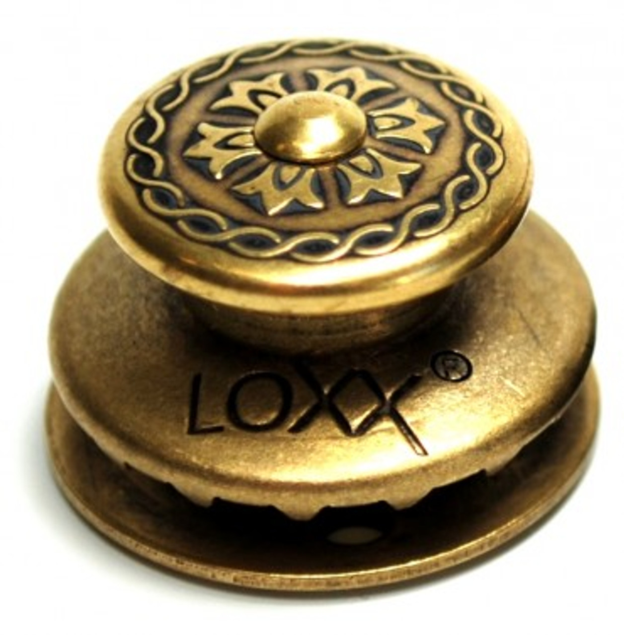 LOXX Upper Part Big Head "Victoria" Antique Brass