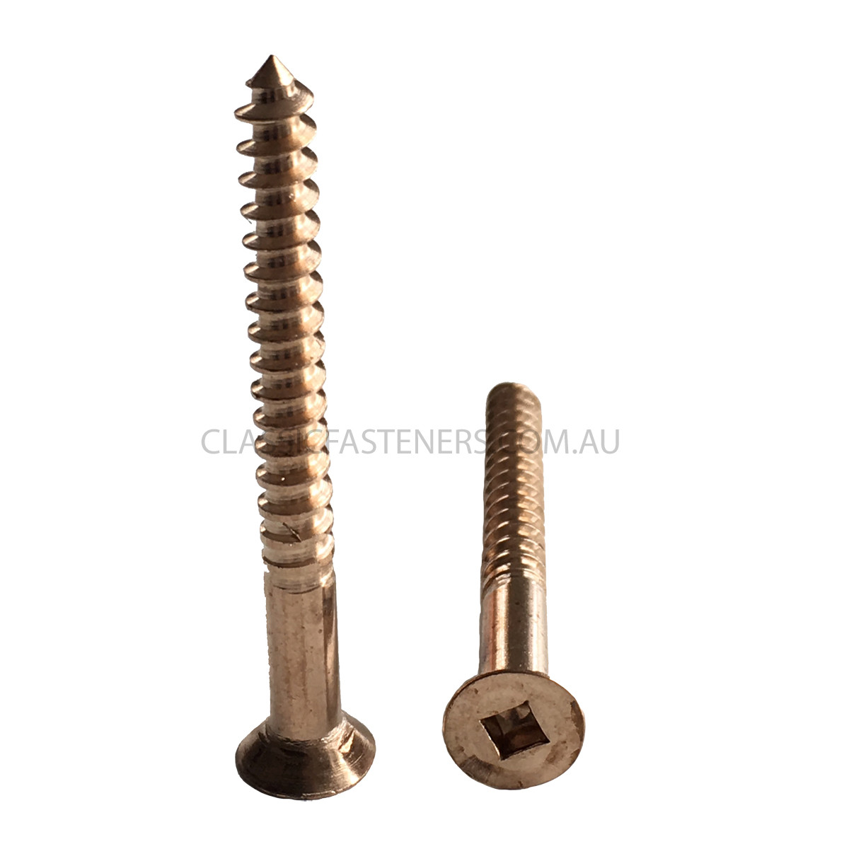 6G x 1 1/4" Square Drive Csk Silicon Bronze Wood Screw