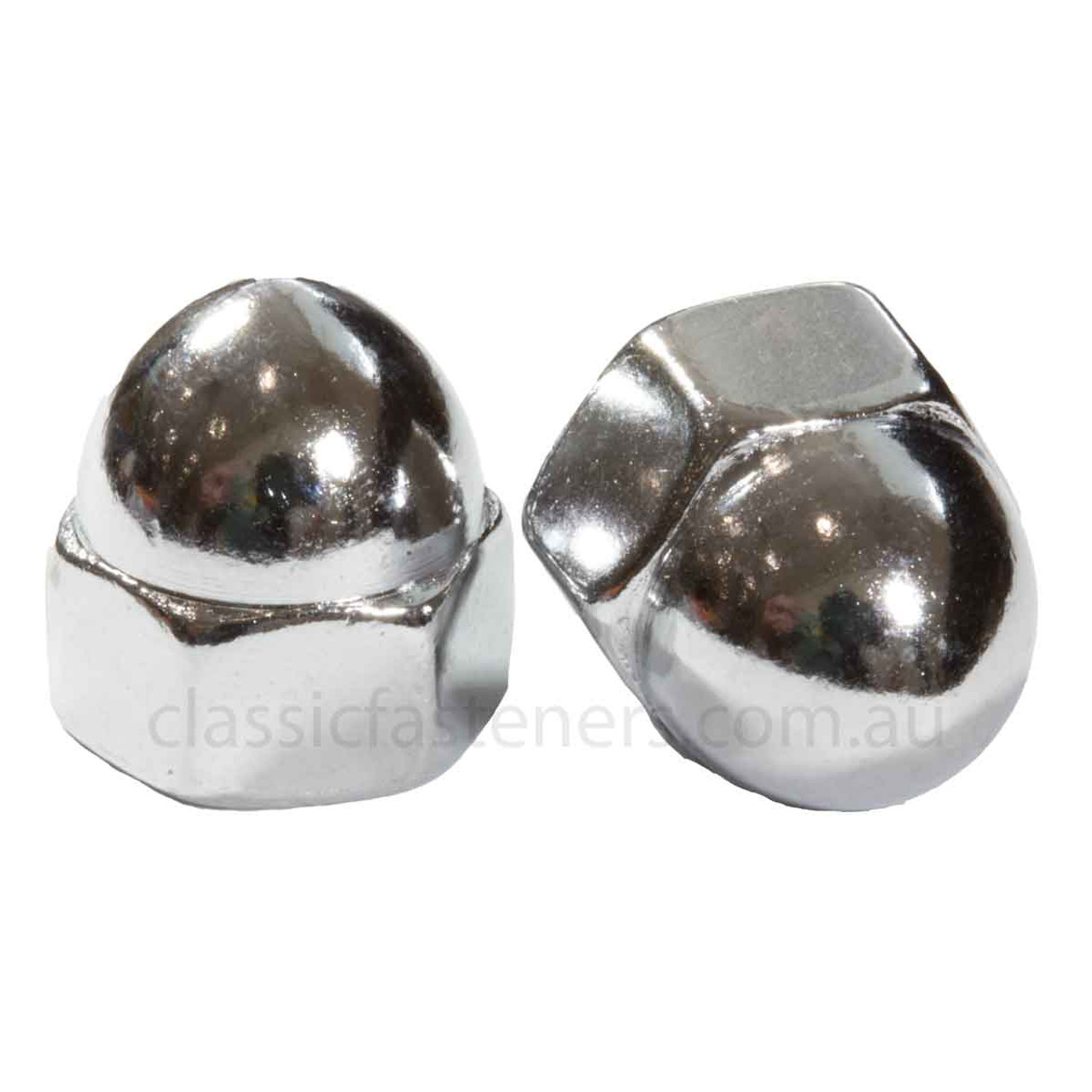 Dome Nut Chrome 3/8