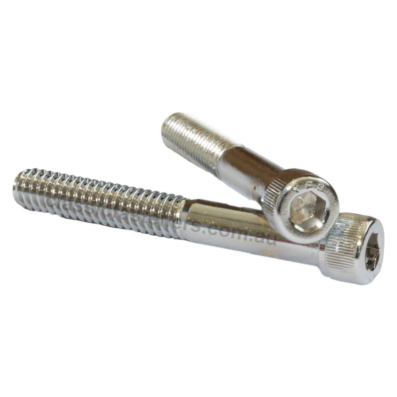 1/4-20 x 2 1/2 UNC Chrome Socket Cap Screw