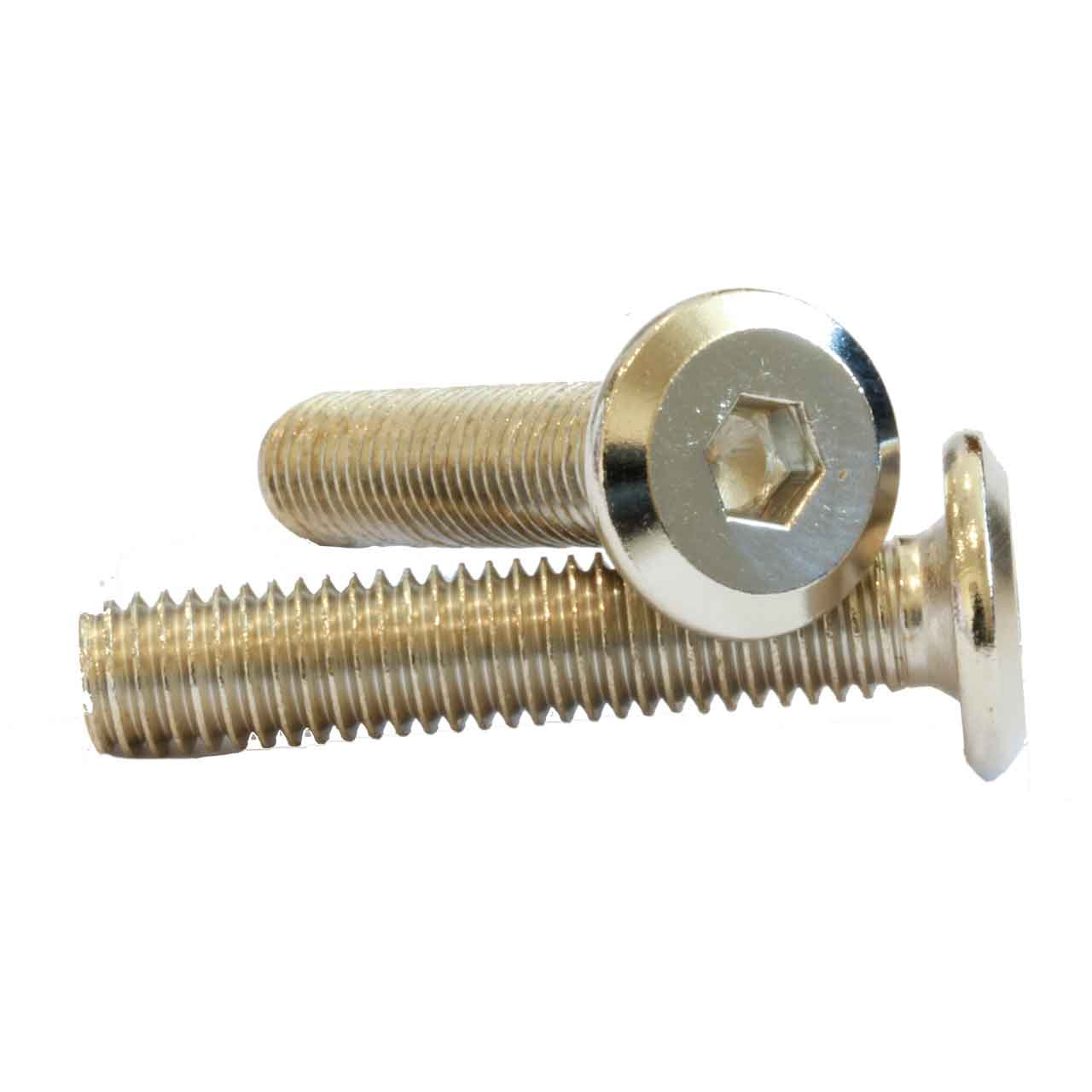Furniture Connector Bolt M6 x 55mm Nickel Plated