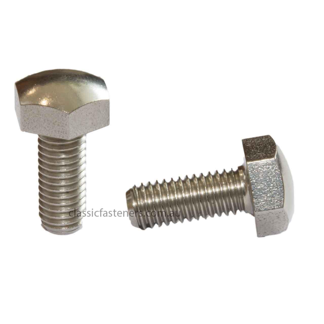 1/4 BSF x 5/8 Domed Head Stainless Set Screw 