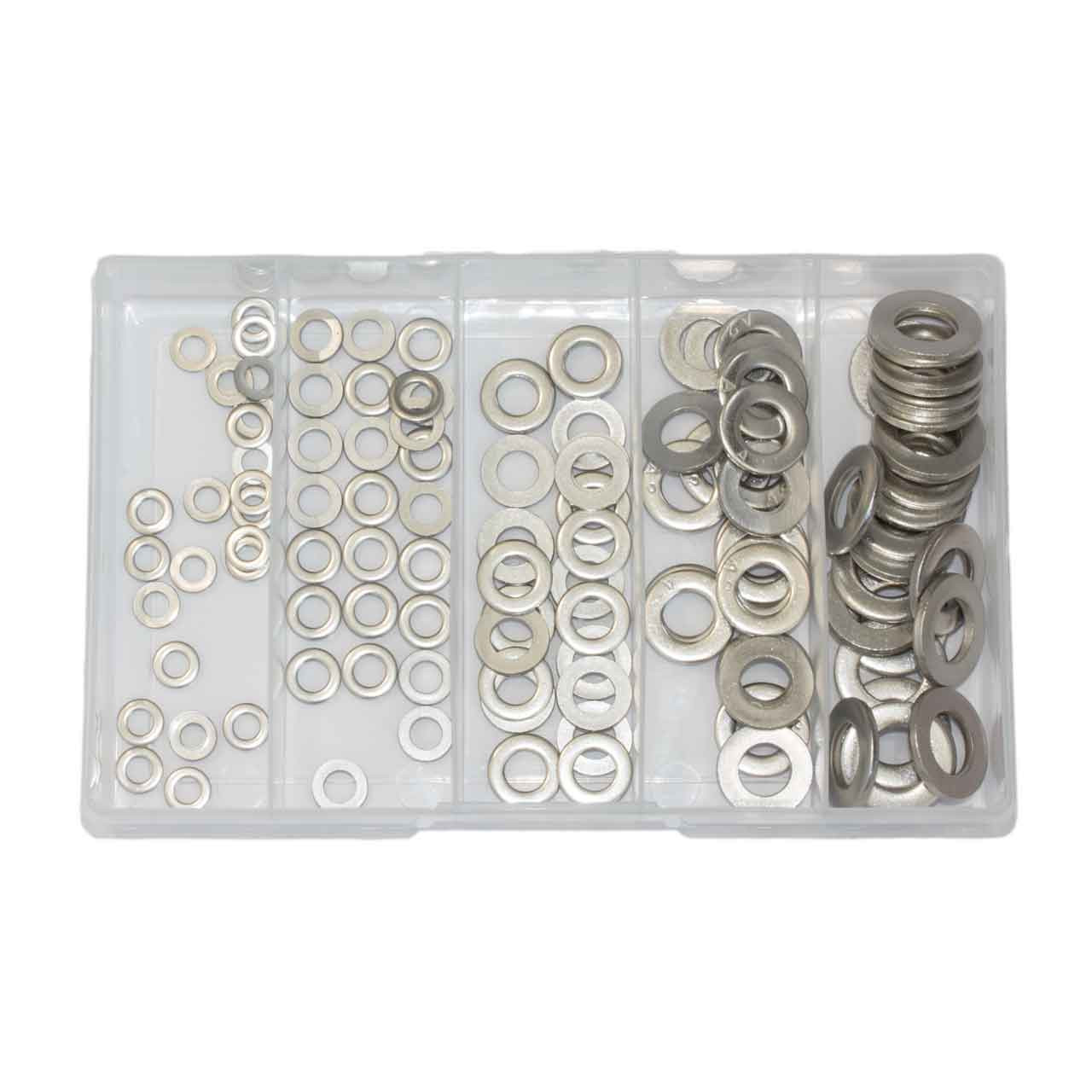 Thick Flat Washer Pack DIN125 S/Steel 304 - 200 Pieces 