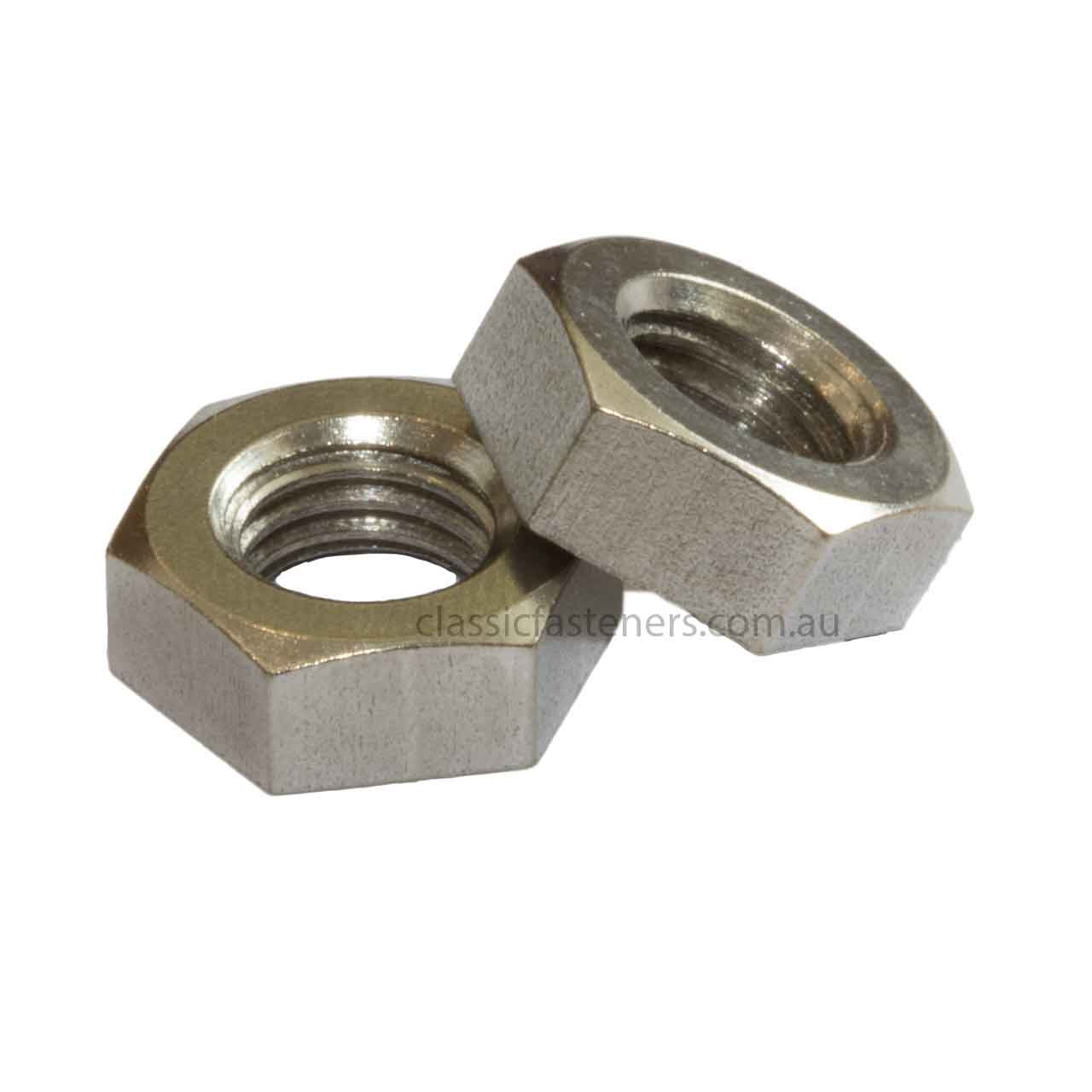 3/8" BSF Half Nut (Lock Nut) Stainless 304