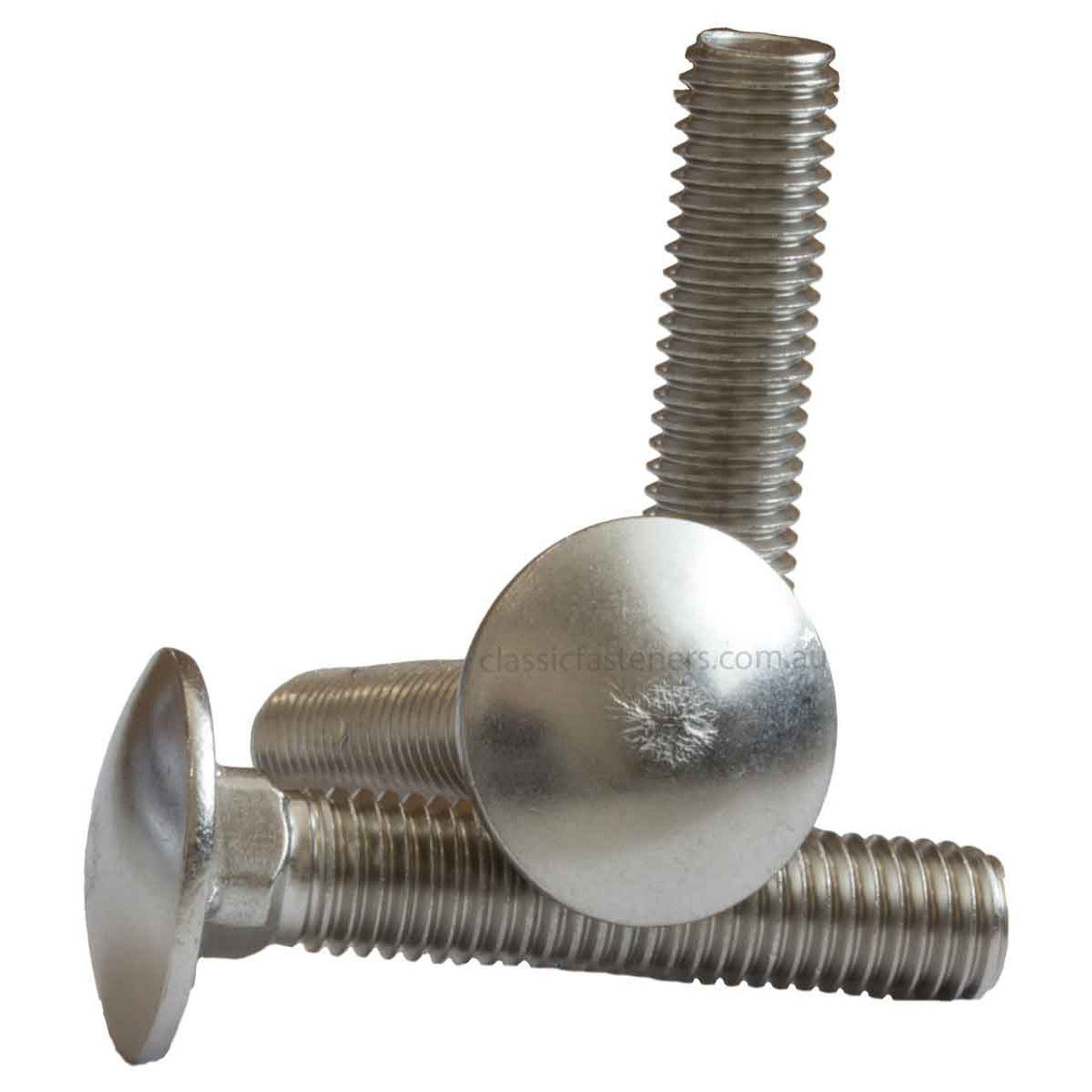 Cup Head Bolt (316) Stainless : M6 x 40mm 