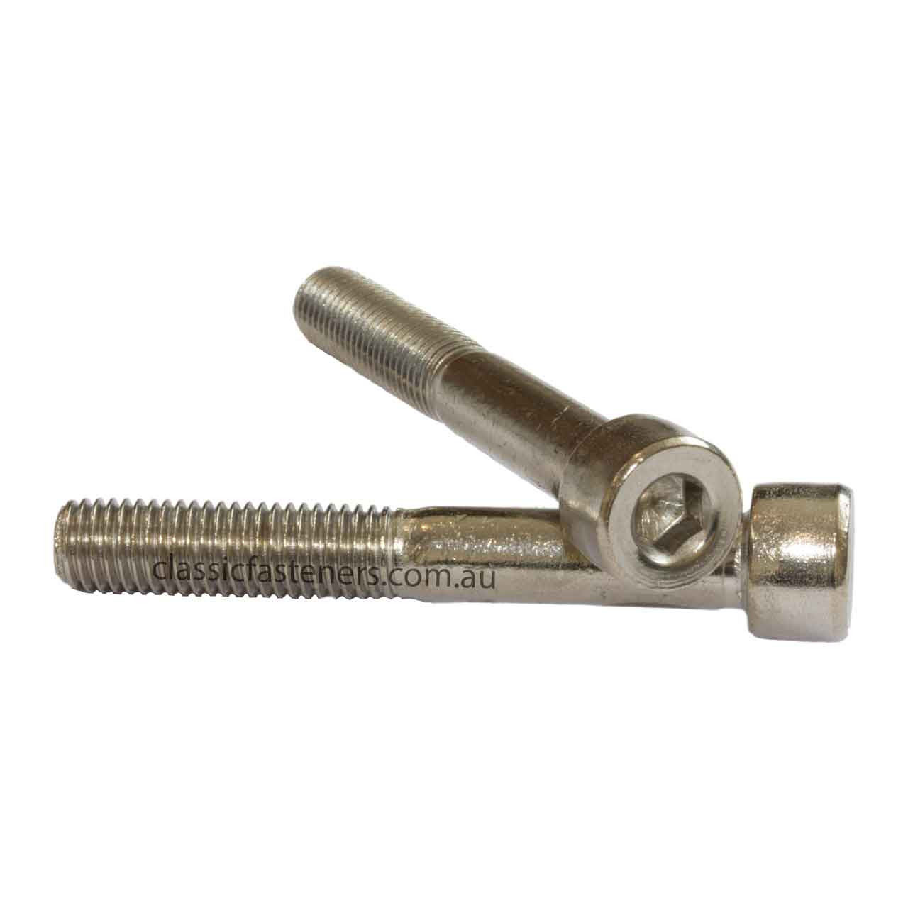 Socket Cap Stainless M5 (0.80mm) x 50mm Grade 316 