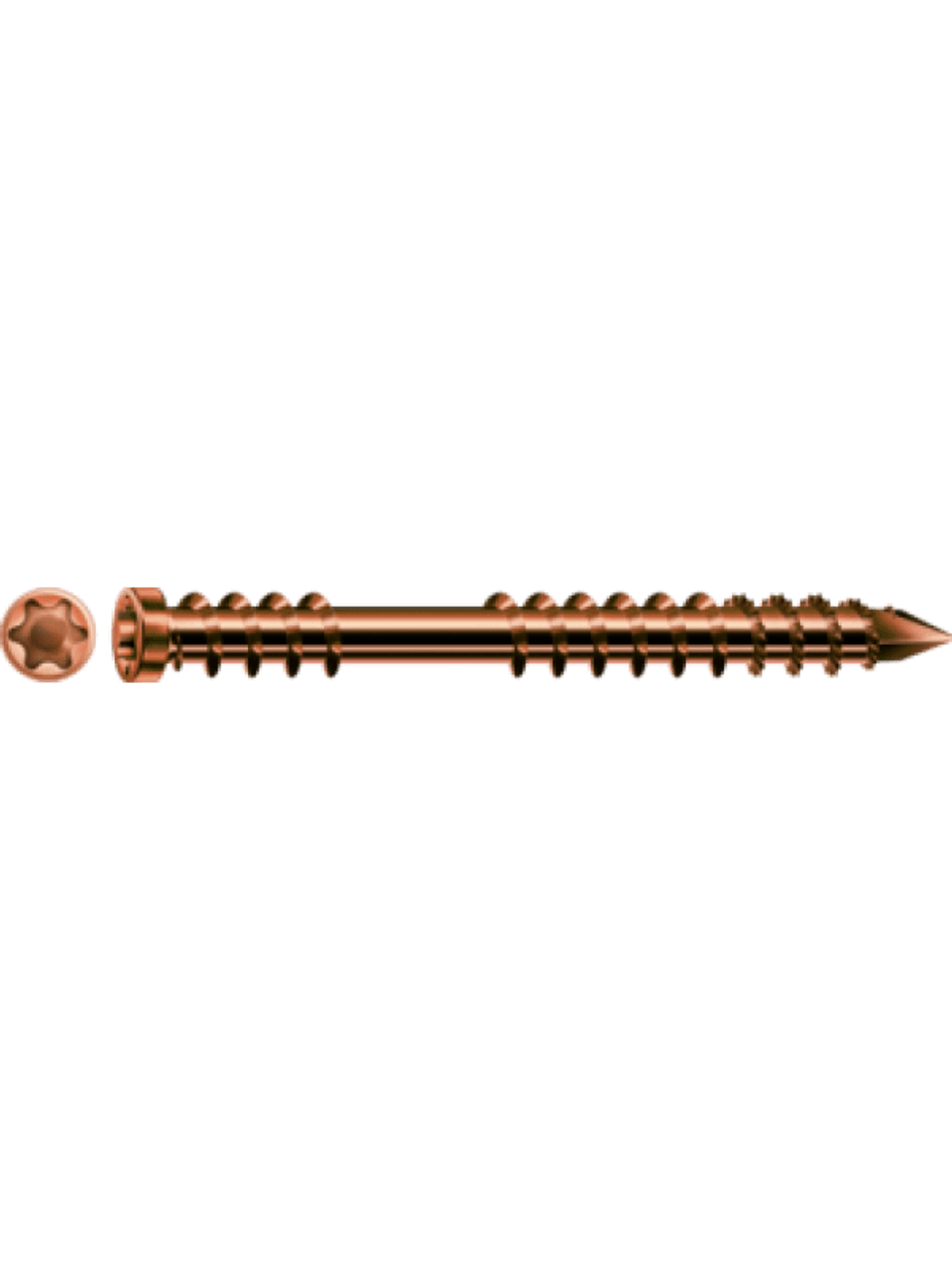 SPAX Decking Screw 5mm x 60mm Antique Stainless 304 - Box 200