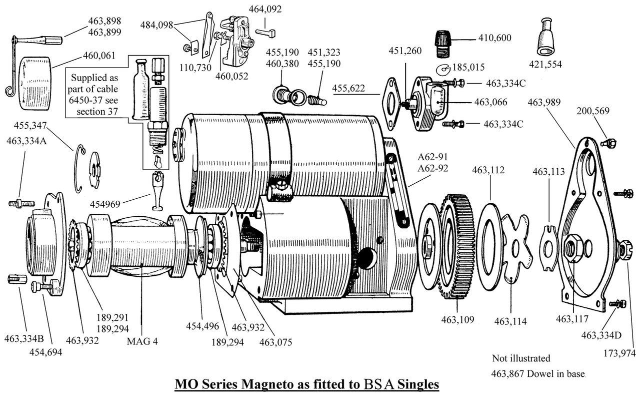 Lucas Replica Mag/Dyno Points Cover Clip (463898)