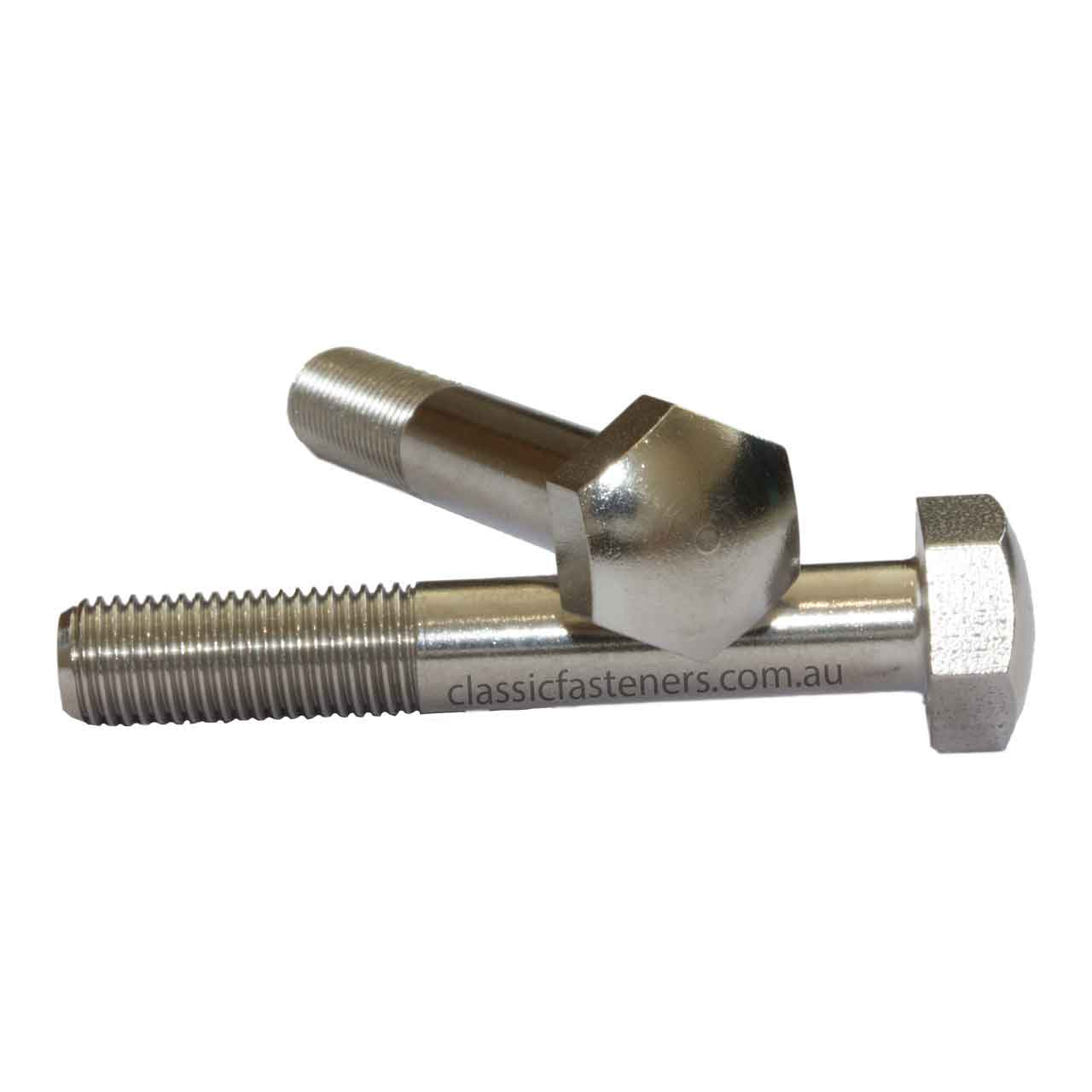 5/16 BSCY x 2 1/2" Domed Stainless Bolt