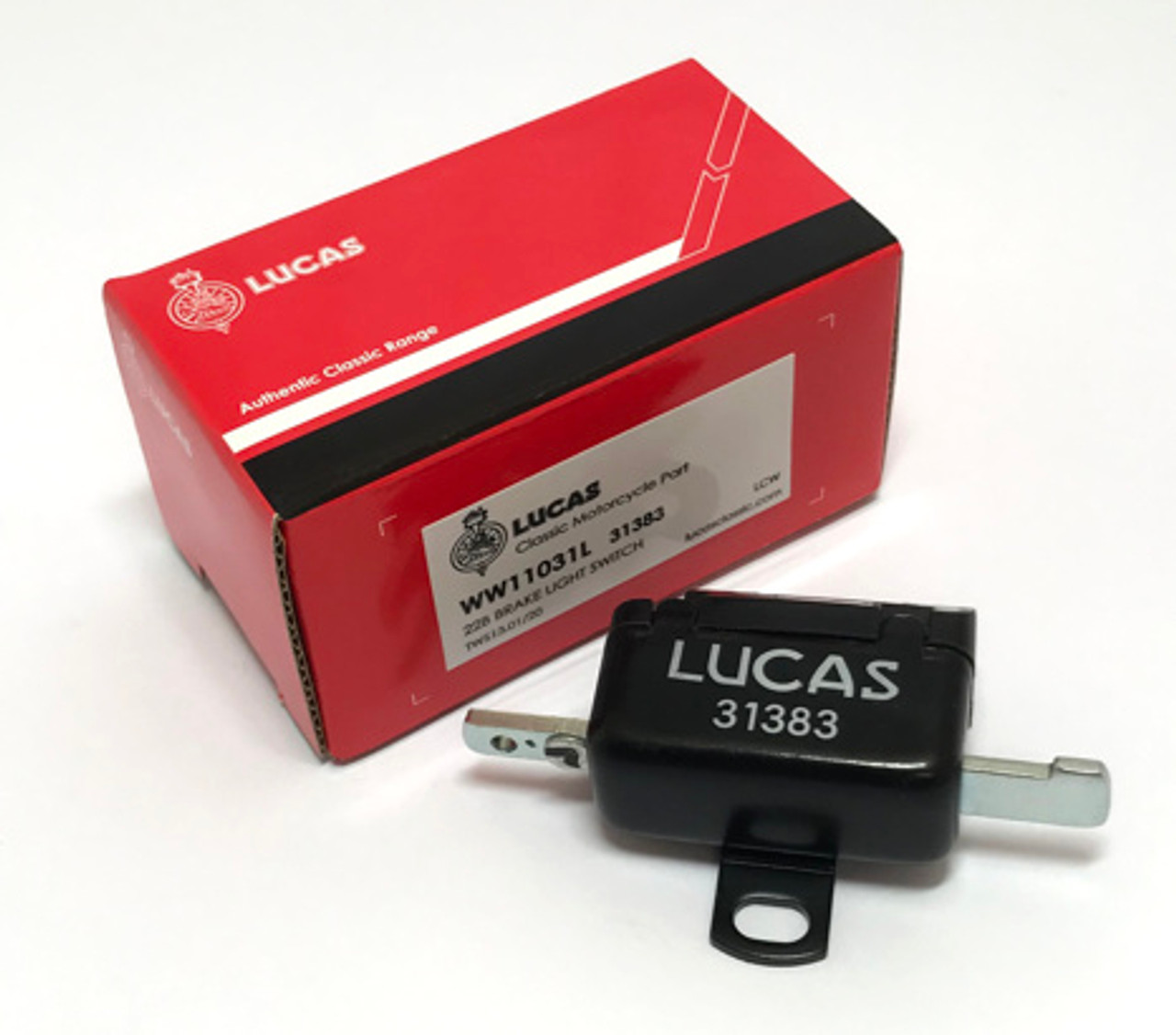 Genuine 22B Lucas Slide Type Brake Light Switch Push ON (31383)