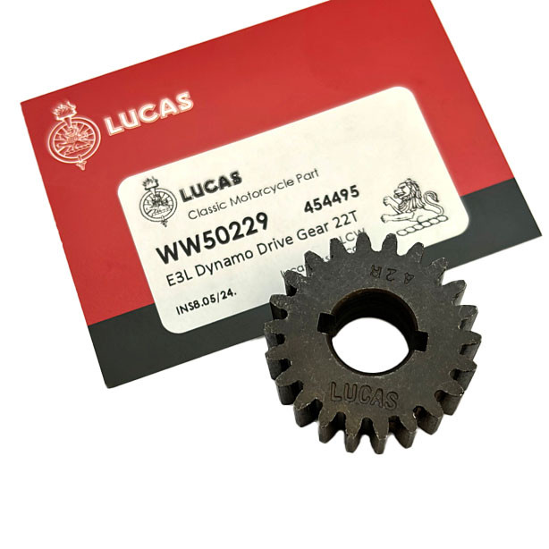 Lucas E3L Steel Dynamo Drive Gear 22T (454495)