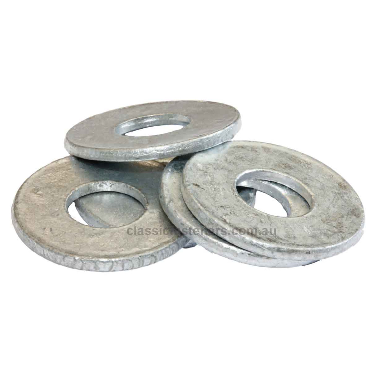 M10 Hot Dip Galvanised Flat Washer  - Qty 500