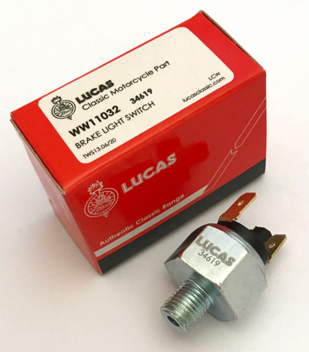 Genuine Lucas SPB401 Hydraulic Brake Light Switch For Triumph T140, TR7, T150