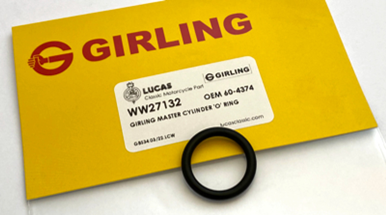 Girling Brake Master Cylinder 'O' Ring Seal, Triumph