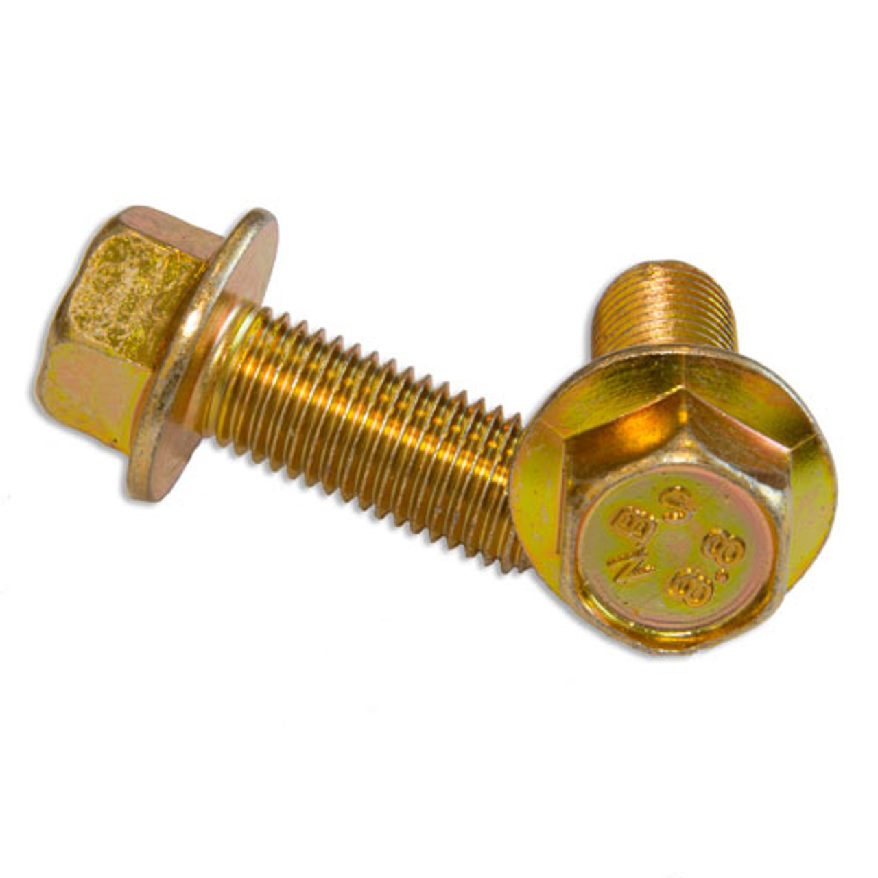 M6-1.00 x 40mm Flanged Non-Serrated Bolt Grade 8.8 Yellow Zinc