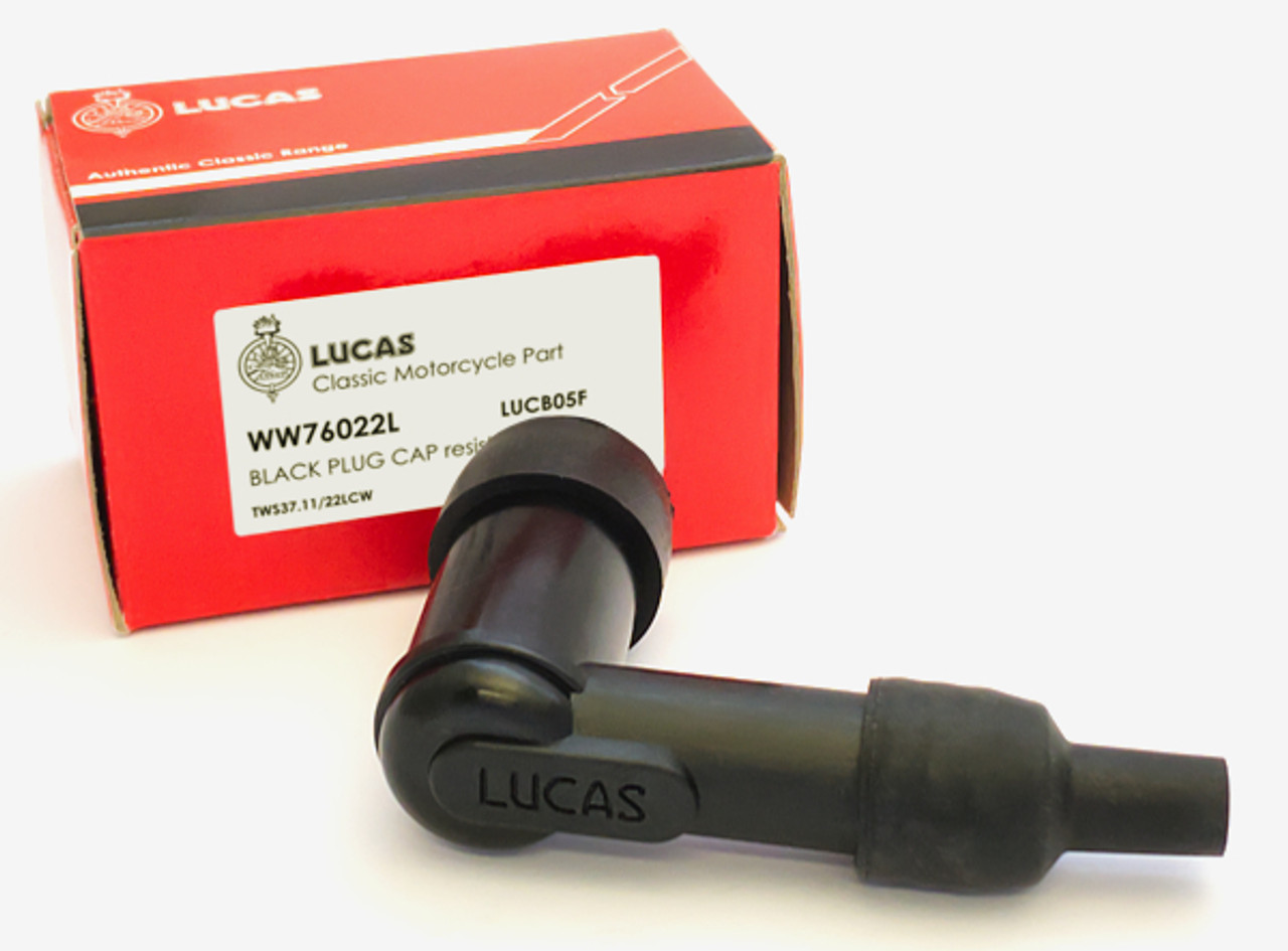 Genuine Lucas Spark Plug Cap - Resistor Type